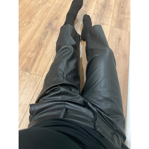 Women's Leather Pants Size 10Petite - Picture 1 of 12